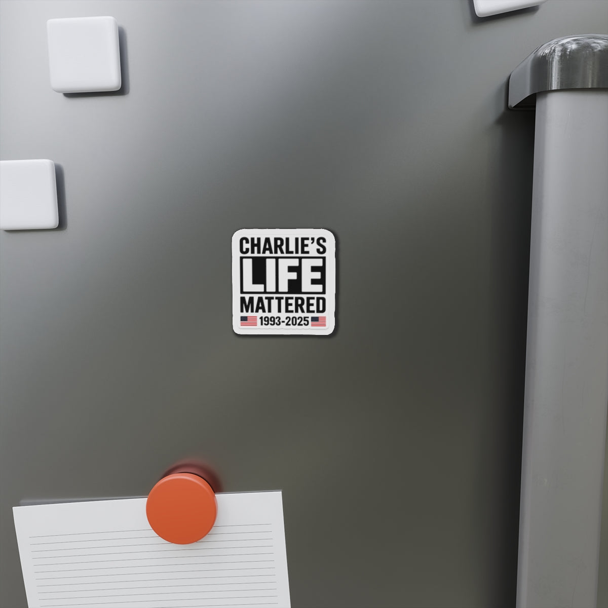 Magnet Charlie’s Life Mattered - 5 Size Options | Shop Sticker House Memorial Collection