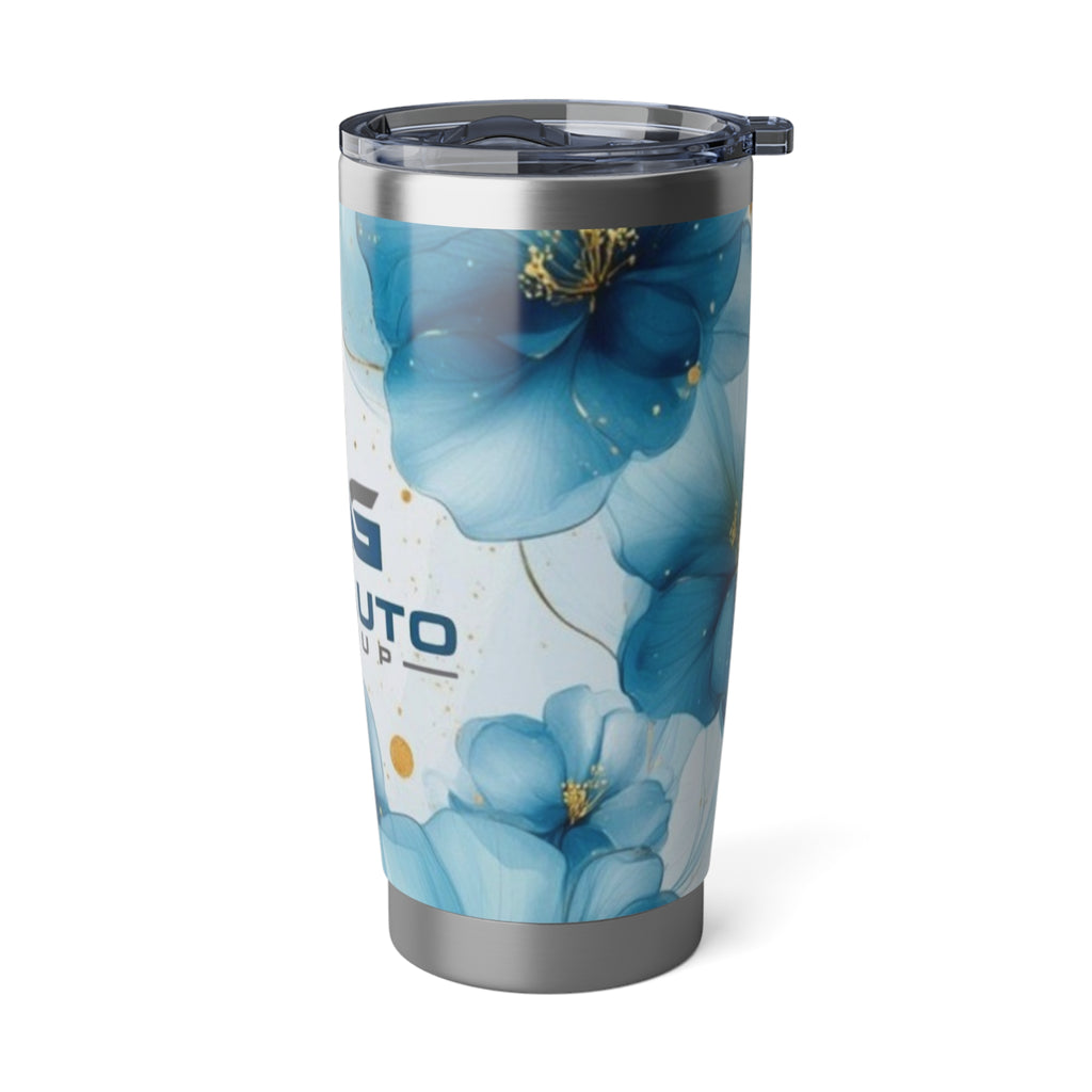 Lee Auto group 20oz Tumbler- Floral design (Blue)
