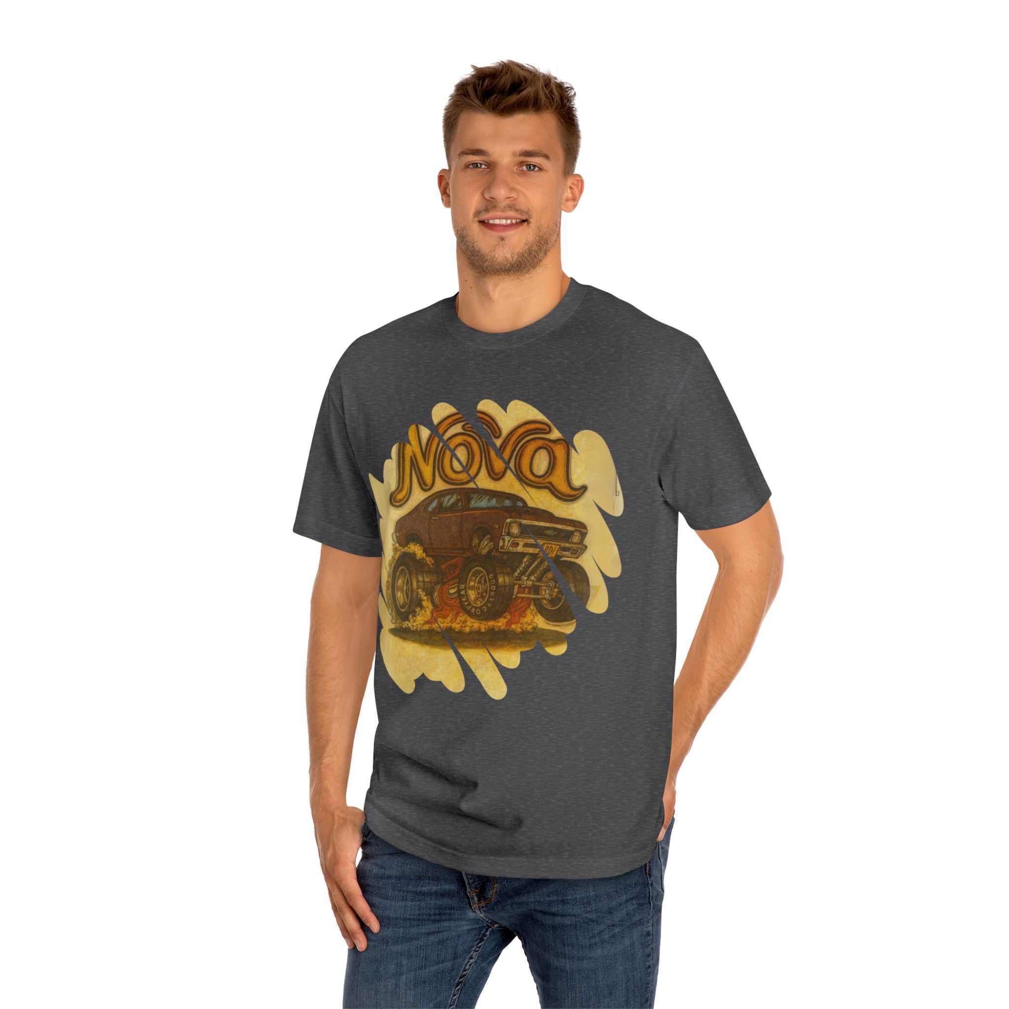 Classic Nova Car Unisex Tee, Vintage Car Tee, Gift for Car Lovers, Retro Style Shirt, Automotive Gift, Unisex Casual Wear