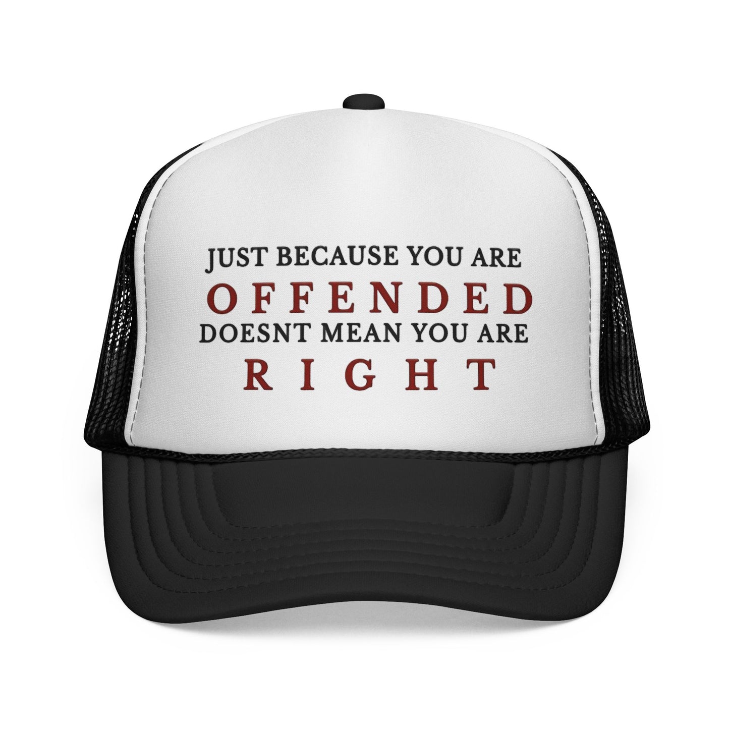 Trucker Cap with Bold Quote, Funny Cap, Gift for Friends, Statement Hat, Casual Accessories