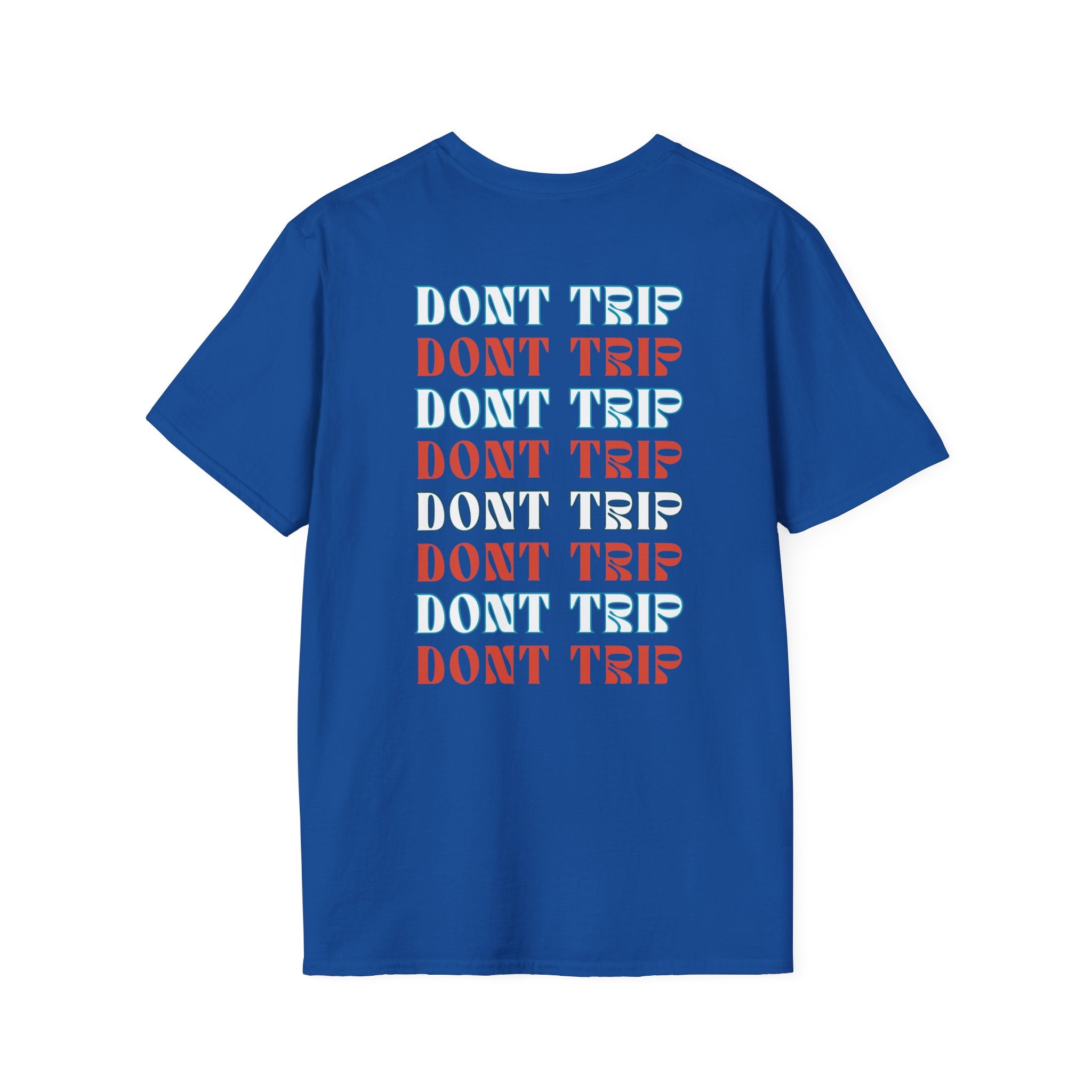 Soft Style Graphic Tee | Bold Lips - Don't Trip | Hand Drawn Design