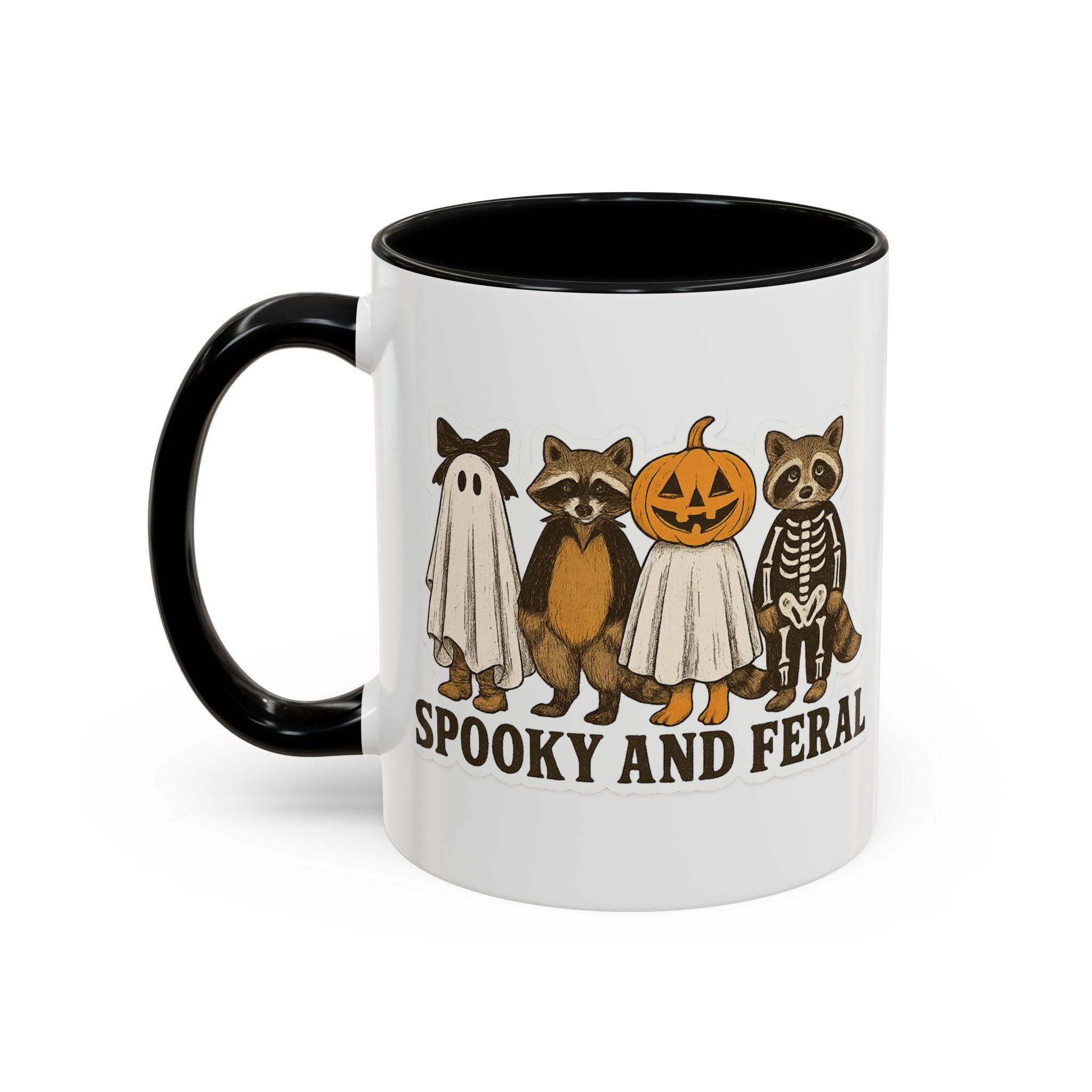 Seasonal Mug 11 Oz. | Spooky And Feral - 2 Color Options | Shop Sticker House Spooky Season
