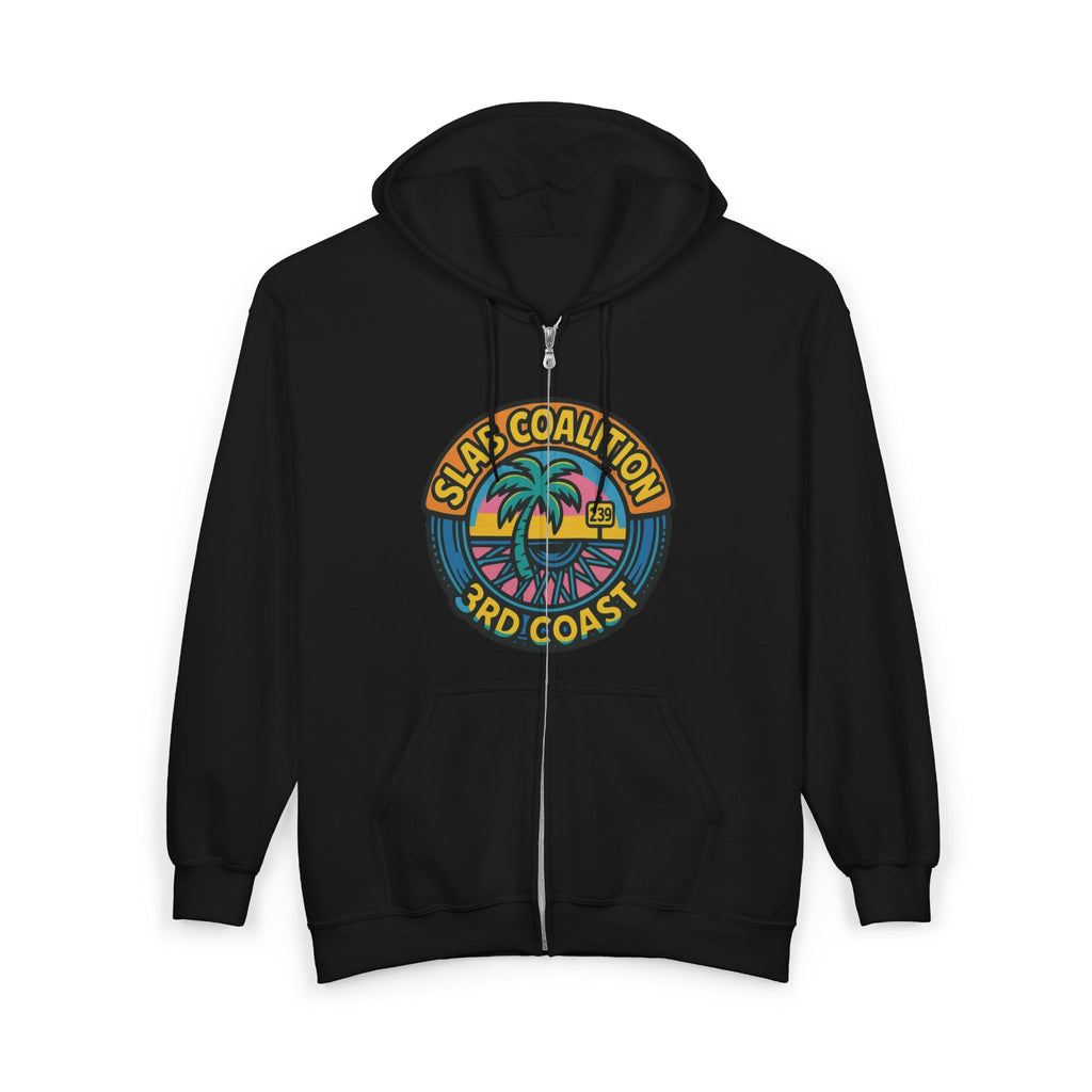 Zip Up Hooded jacket | Shop Sticker House- Slab Coalition