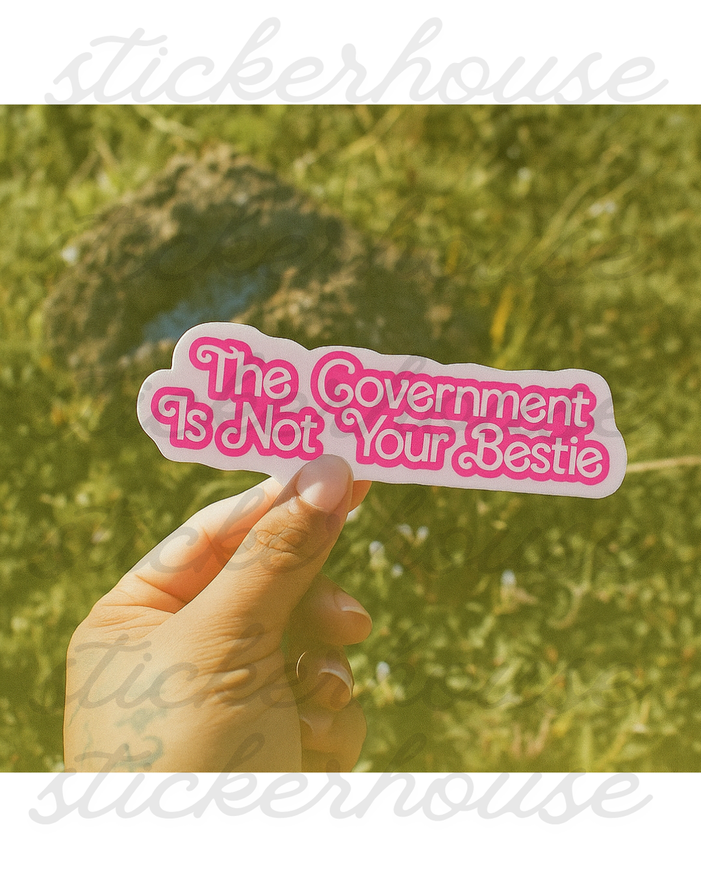 Gov. Bestie Die-Cut Sticker