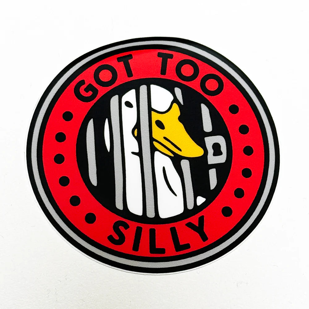 Silly Goose Die-Cut Sticker